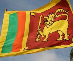пазл Флаг Шри-Ланки